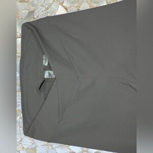 H&M Women’s Ribbed Leggings Grey/Light Beige Low cut crossover front